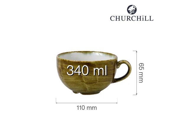 Filiżanka Stonecast Plume Green 340 ml Churchill PLGRCB281 Filiżanka Stonecast Plume Green 340 ml Churchill PLGRCB281