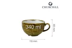 Filiżanka Stonecast Plume Green 340 ml Churchill PLGRCB281