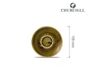 Spodek espresso Stonecast Plume Green 118 mm Churchill PLGRESS1