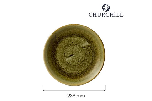 Talerz płytki Stonecast Plume Green 288 mm Churchill PLGREV111 Talerz płytki Stonecast Plume Green 288 mm Churchill PLGREV111