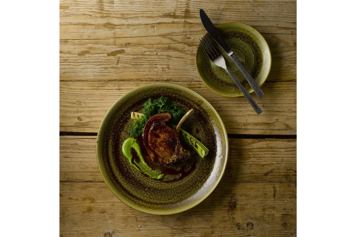 Talerz płytki Stonecast Plume Green 288 mm Churchill PLGREV111