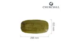 Talerz prostokątny Stonecast Plume Green 298x153 mm Churchill PLGRXO111