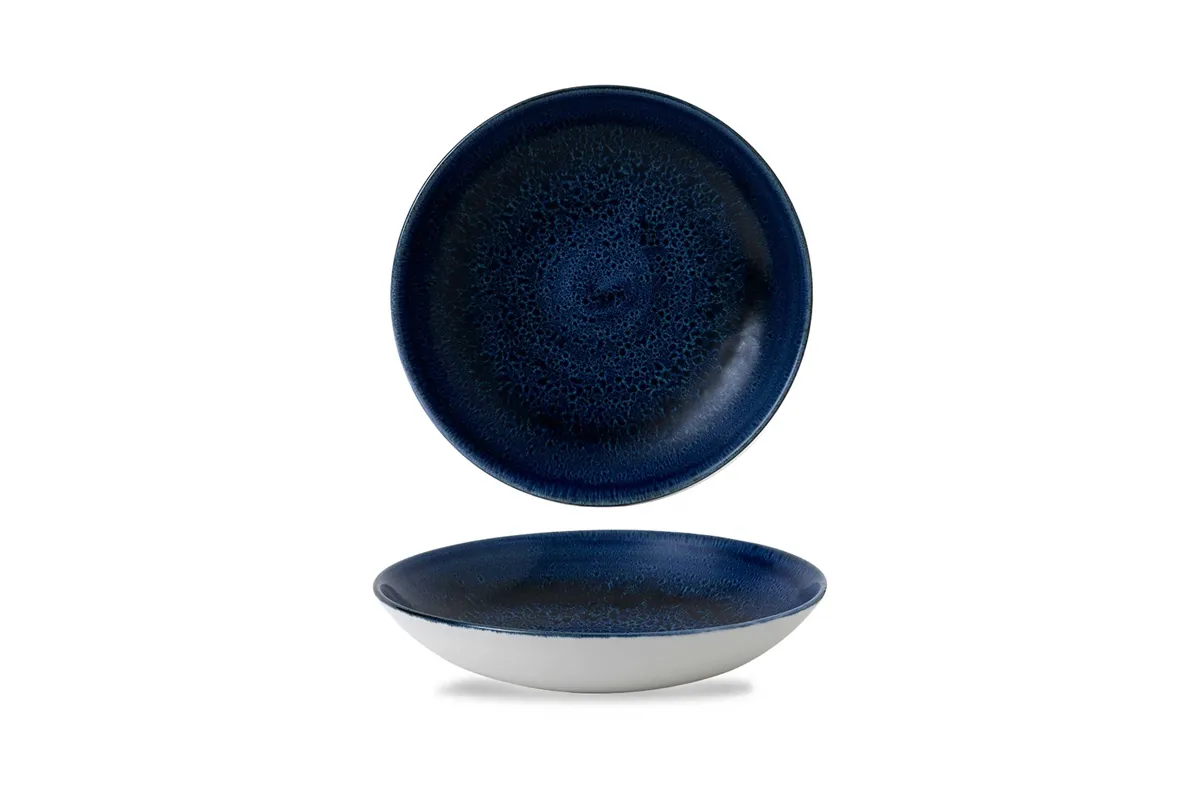 Miska coupe Stonecast Plume Ultramarine 248 mm Churchill PLULEVB91