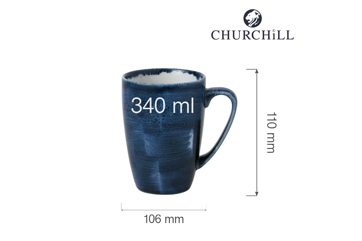Kubek Stonecast Plume Ultramarine 340 ml Churchill PLULVM121