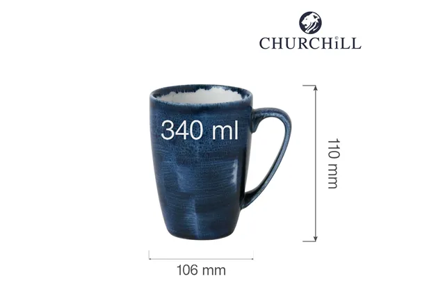 Kubek Stonecast Plume Ultramarine 340 ml Churchill PLULVM121 Kubek Stonecast Plume Ultramarine 340 ml Churchill PLULVM121