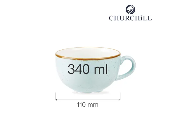 Filiżanka Stonecast Duck Egg Blue 340 ml Churchill SDESCB281 Filiżanka Stonecast Duck Egg Blue 340 ml Churchill SDESCB281