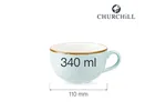 Filiżanka Stonecast Duck Egg Blue 340 ml Churchill SDESCB281