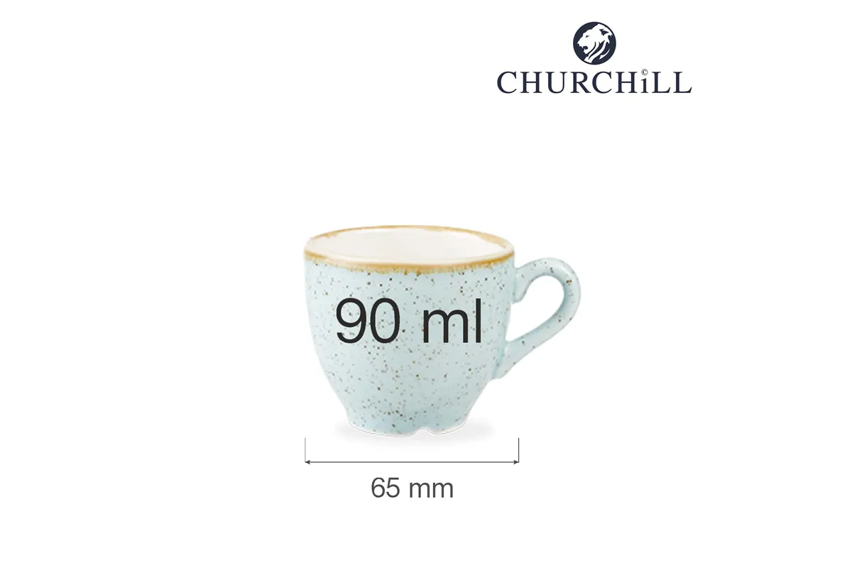 Filiżanka do espresso Stonecast Duck Egg Blue 90 ml Churchill SDESCEB91