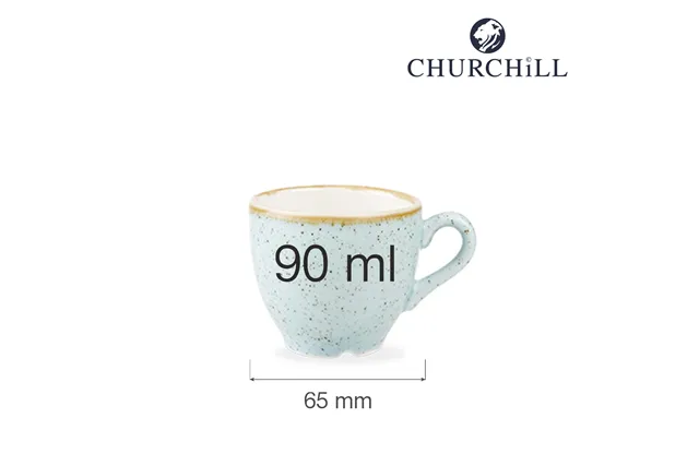 Filiżanka do espresso Stonecast Duck Egg Blue 90 ml Churchill SDESCEB91 Filiżanka do espresso Stonecast Duck Egg Blue 90 ml Churchill SDESCEB91