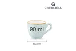 Filiżanka do espresso Stonecast Duck Egg Blue 90 ml Churchill SDESCEB91