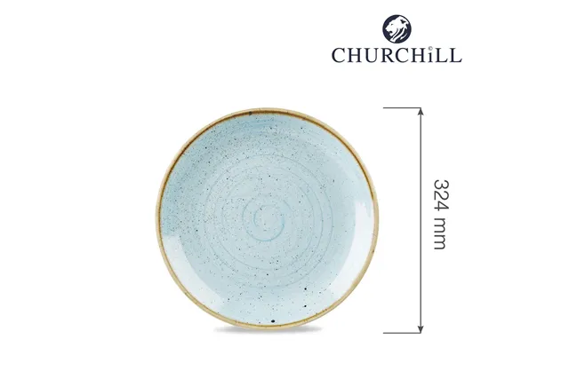 Talerz płytki Stonecast Duck Egg Blue 324 mm Churchill SDESEV121 Talerz płytki Stonecast Duck Egg Blue 324 mm Churchill SDESEV121