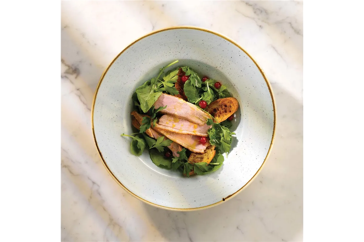 Talerz płytki Stonecast Duck Egg Blue 324 mm Churchill SDESEV121