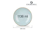 Miska coupe Stonecast Duck Egg Blue 1136 ml Churchill SDESEVB91