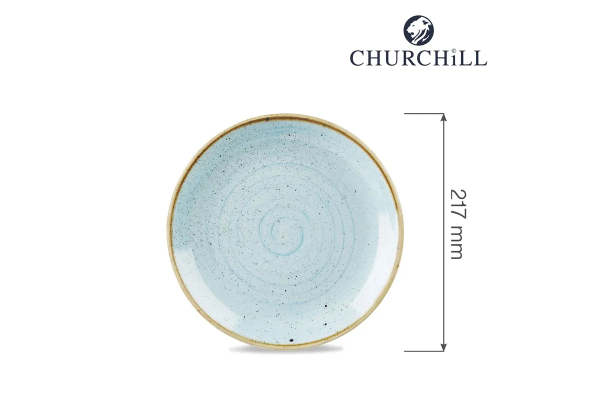 Talerz płytki Stonecast Duck Egg Blue 217 mm Churchill SDESEVP81