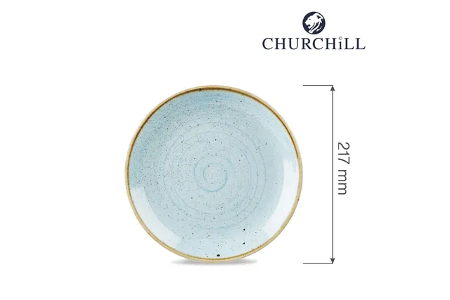 Talerz płytki Stonecast Duck Egg Blue 217 mm Churchill SDESEVP81 Talerz płytki Stonecast Duck Egg Blue 217 mm Churchill SDESEVP81