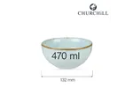 Miska Stonecast Duck Egg Blue 470 ml, 132 mm Churchill SDESRBL61