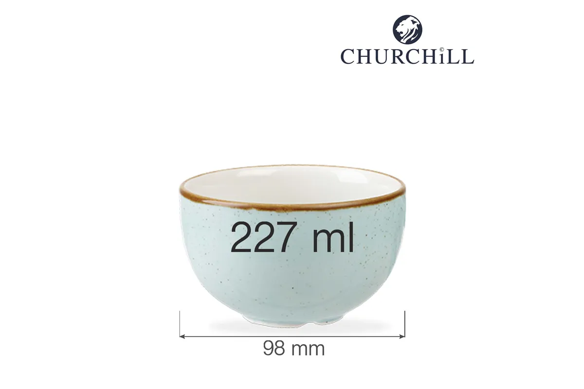 Miska/cukiernica Stonecast Duck Egg Blue 227 ml, 98 mm Churchill SDESSSGR1