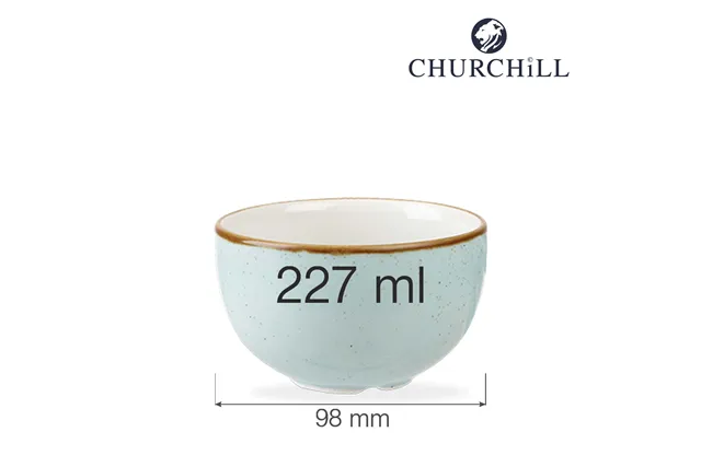 Miska/cukiernica Stonecast Duck Egg Blue 227 ml, 98 mm Churchill SDESSSGR1 Miska/cukiernica Stonecast Duck Egg Blue 227 ml, 98 mm Churchill SDESSSGR1
