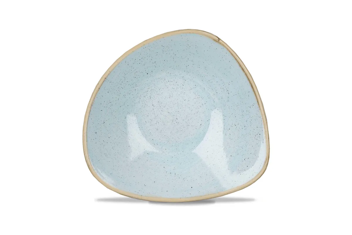 Miska trójkątna Stonecast Duck Egg Blue 370 ml Churchill SDESTRB71