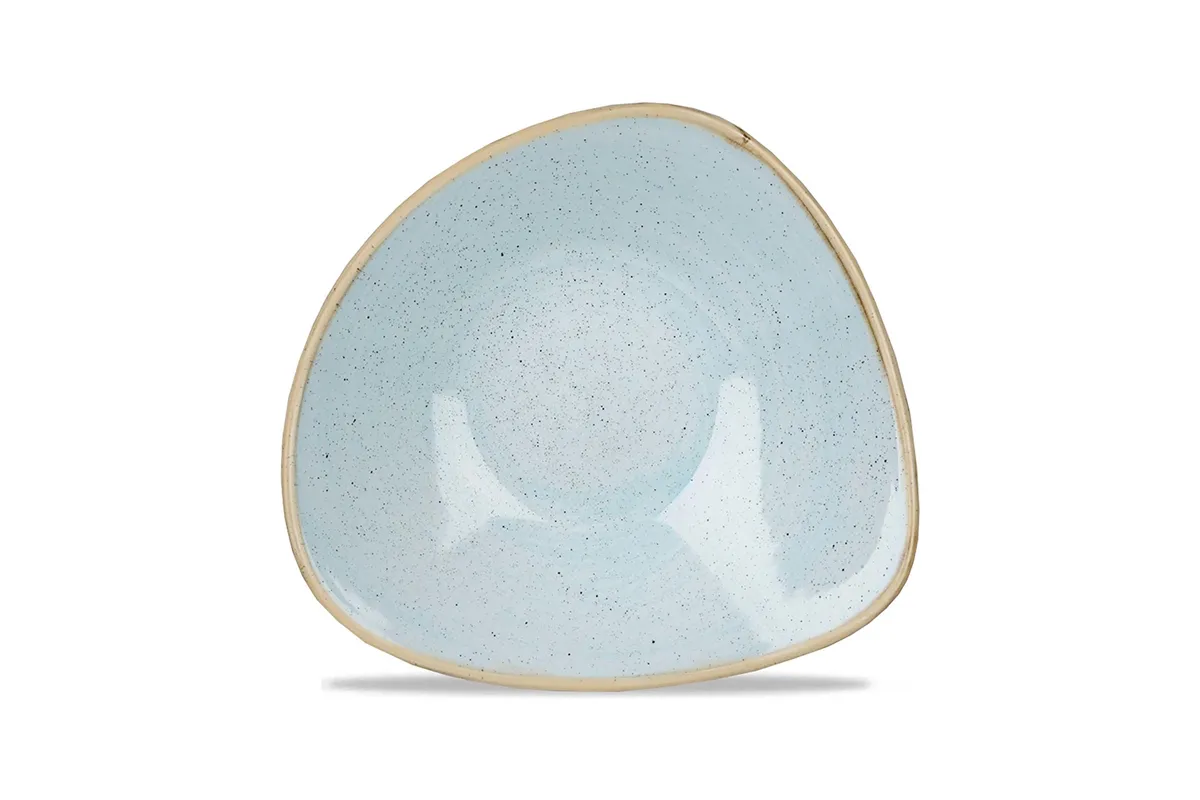 Miska trójkątna Stonecast Duck Egg Blue 600 ml Churchill SDESTRB91