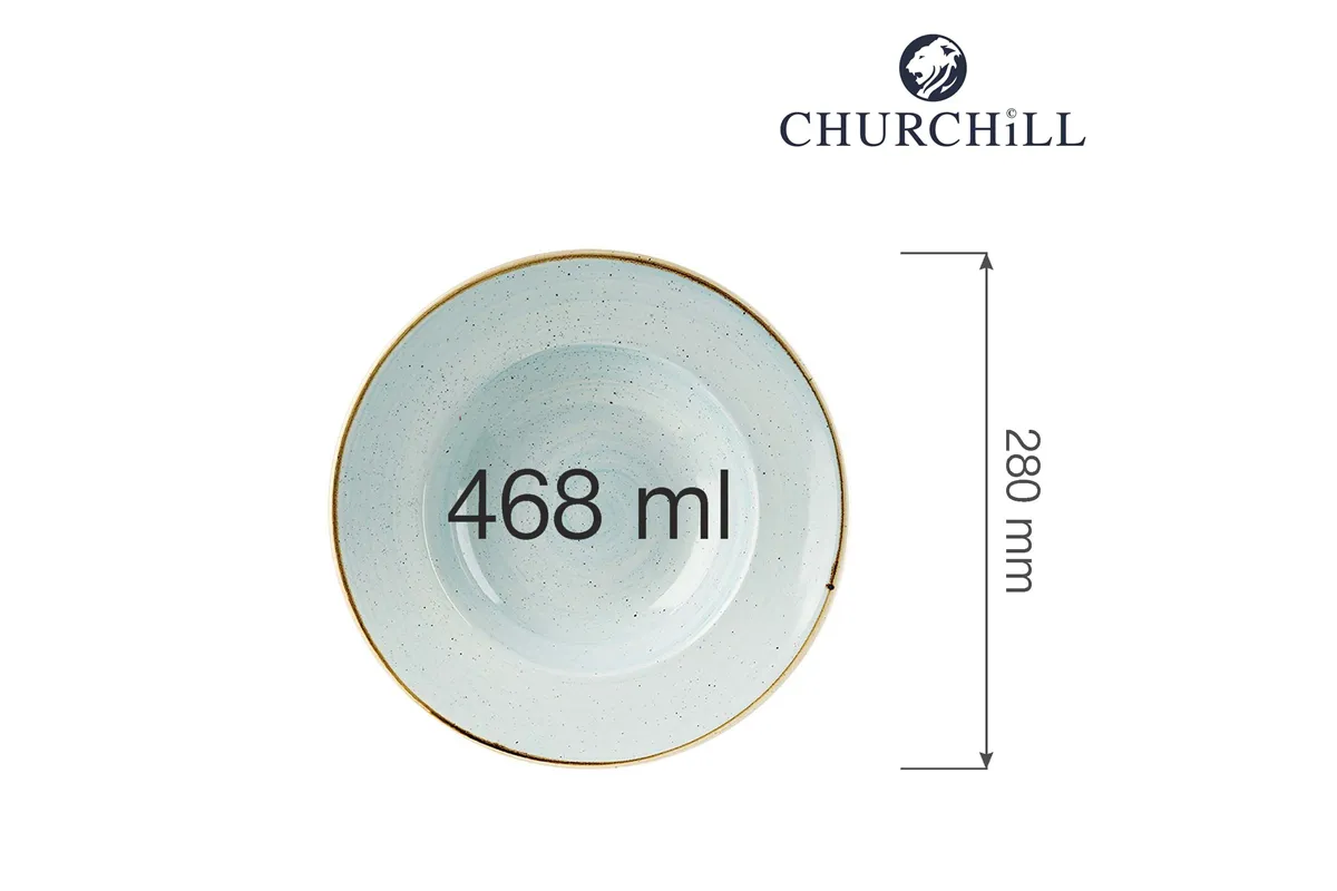 Talerz do pasty Stonecast Duck Egg Blue 280 mm Churchill SDESVWBL1