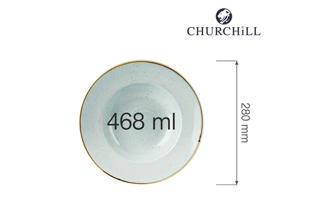 Talerz do pasty Stonecast Duck Egg Blue 280 mm Churchill SDESVWBL1 Talerz do pasty Stonecast Duck Egg Blue 280 mm Churchill SDESVWBL1