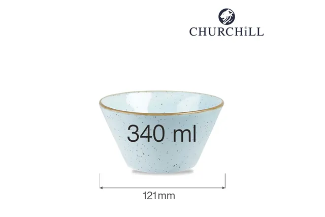 Miska konikalna Stonecast Duck Egg Blue 340 ml, 121 mm Churchill SDESZE121 Miska konikalna Stonecast Duck Egg Blue 340 ml, 121 mm Churchill SDESZE121
