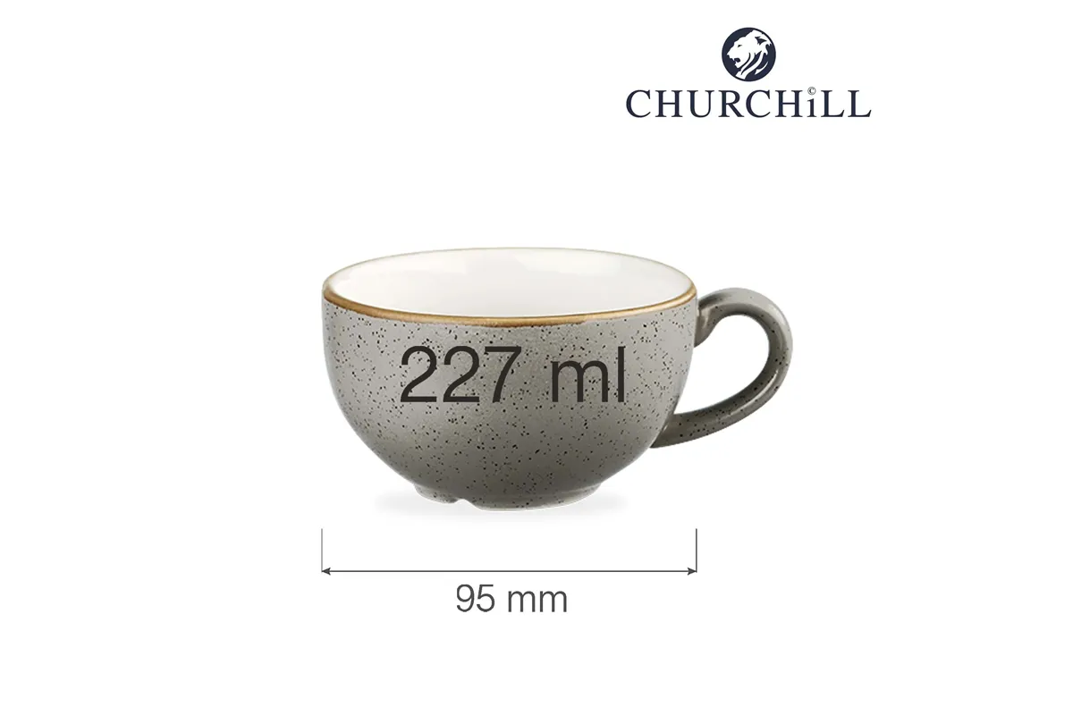 Filiżanka Stonecast Peppercorn Grey 227 ml Churchill SPGSCB201