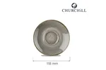 Spodek espresso Stonecast Peppercorn Grey 118 mm Churchill SPGSESS1