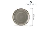 Talerz płytki Stonecast Peppercorn Grey 288 mm Churchill SPGSEV111