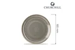 Talerz płytki Stonecast Grey 165 mm Churchill SPGSEVP61