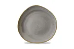 Talerz płytki o organicznym ksztalcie Stonecast Peppercorn Grey 286 mm Churchill SPGSOG111