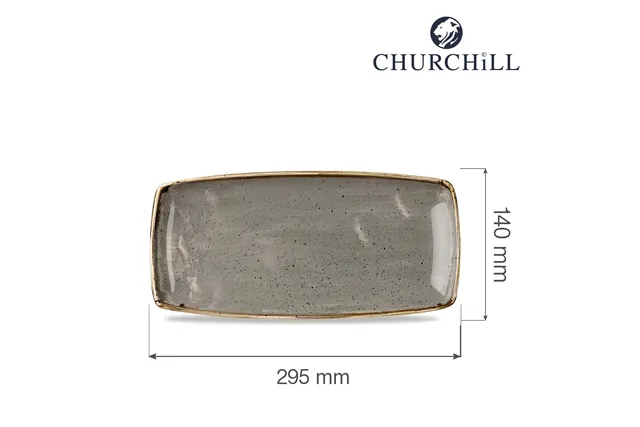 Półmisek Stonecast Peppercorn Grey 295x140 mm Churchill SPGSOP111 Półmisek Stonecast Peppercorn Grey 295x140 mm Churchill SPGSOP111