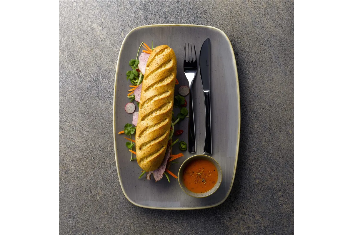 Półmisek Stonecast Peppercorn Grey 295x140 mm Churchill SPGSOP111