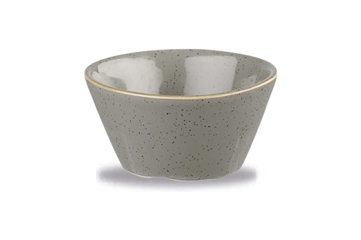 Naczynie do dipów Stonecast Peppercorn Grey 90 ml, 80 mm Churchill SPGSSD31
