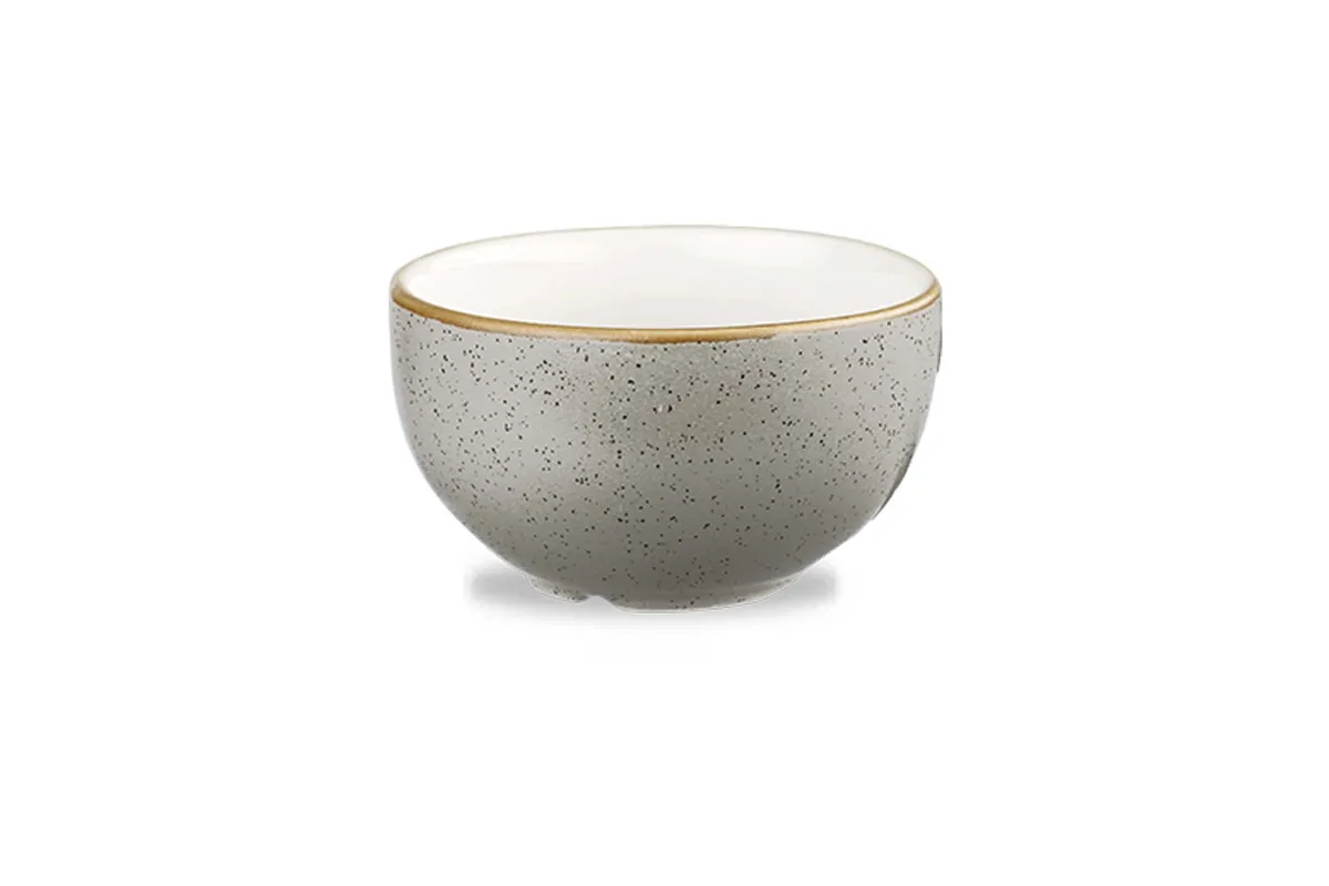 Miska/cukiernica Stonecast Peppercorn Grey 227 ml, 98 mm Churchill SPGSSSGR1
