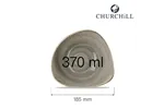 Miska trójkątna Stonecast Peppercorn Grey 370 ml Churchill SPGSTRB71