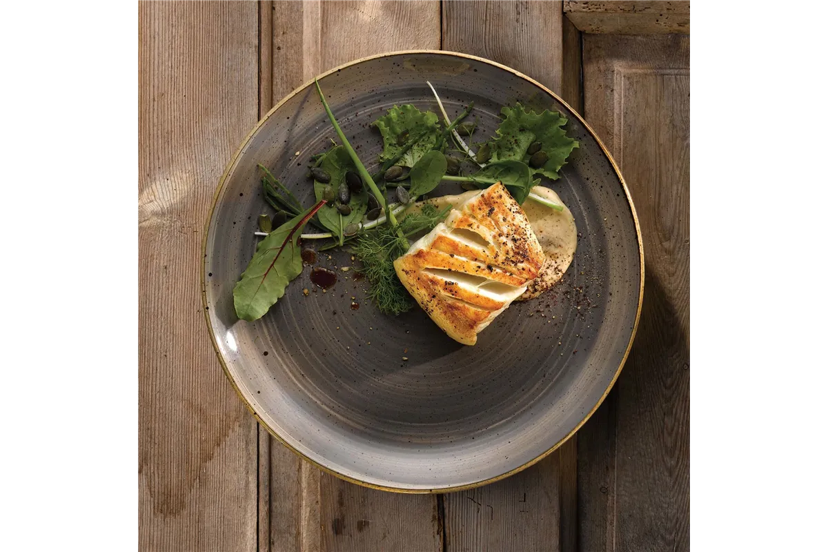 Miska trójkątna Stonecast Peppercorn Grey 370 ml Churchill SPGSTRB71