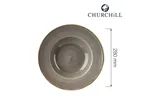 Talerz do pasty Stonecast Peppercorn Grey 280 mm Churchill SPGSVWBL1