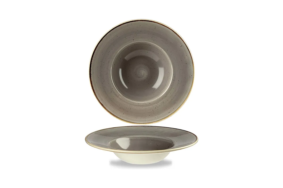 Talerz głęboki Stonecast Peppercorn Grey 240 mm Churchill SPGSVWBM1