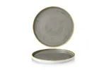 Talerz płytki z rantem Stonecast Peppercorn Grey 210 mm Churchill SPGSWP211