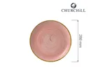 Talerz płytki Stonecast Petal Pink 288 mm Churchill SPPSEV111
