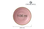 Miska coupe Stonecast Petal Pink 248 mm Churchill SPPSEVB91