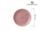Talerz płytki Stonecast Petal Pink 165 mm Churchill SPPSEVP61