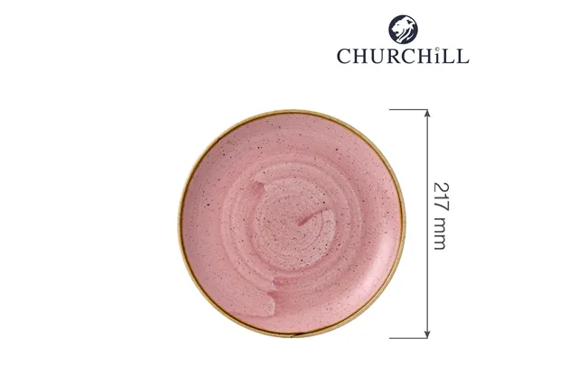 Talerz płytki Stonecast Petal Pink 217 mm Churchill SPPSEVP81 Talerz płytki Stonecast Petal Pink 217 mm Churchill SPPSEVP81