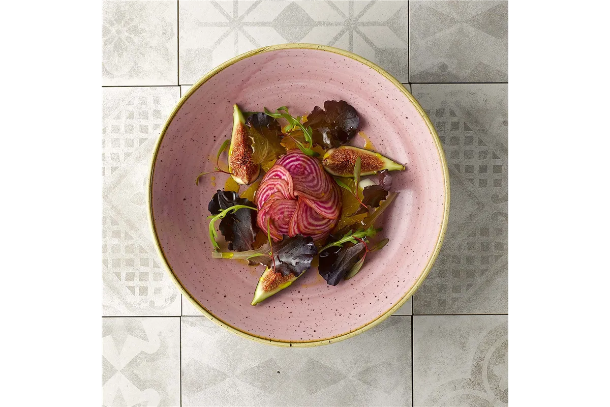 Talerz płytki Stonecast Petal Pink 217 mm Churchill SPPSEVP81