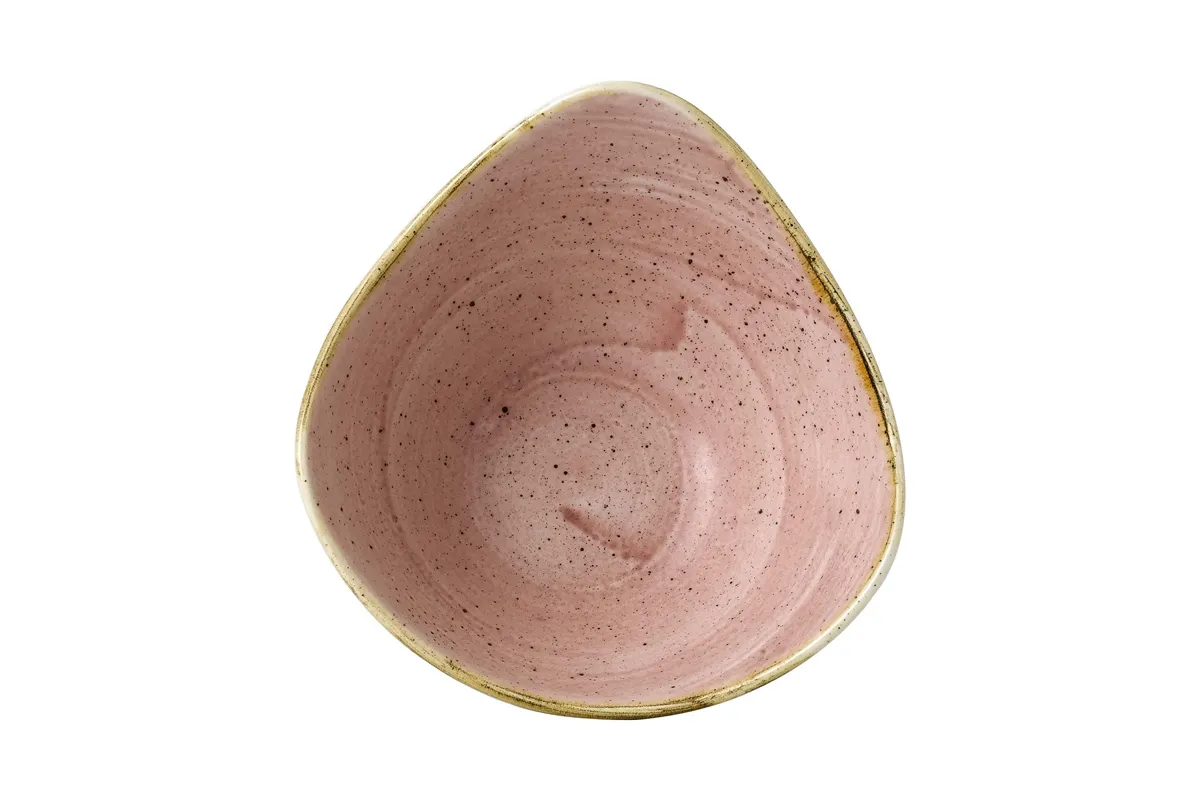 Miska trójkątna Stonecast Petal Pink 153 mm, 260 ml Churchill SPPSTRB61