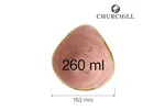 Miska trójkątna Stonecast Petal Pink 153 mm, 260 ml Churchill SPPSTRB61