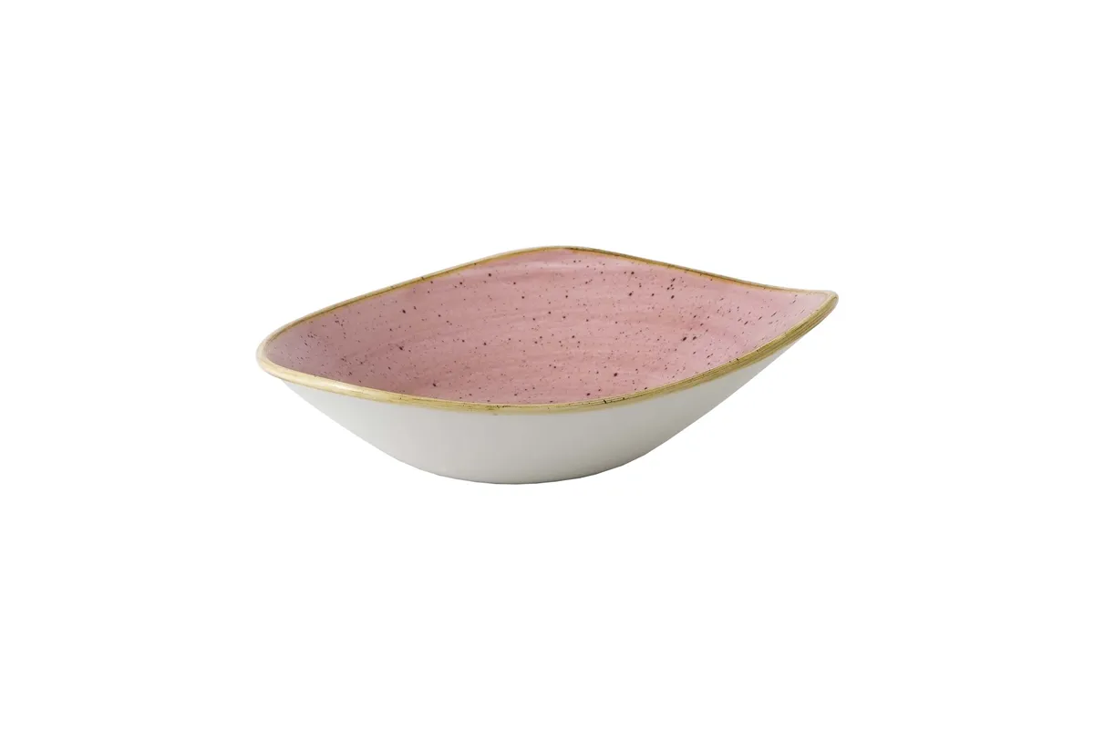 Miska trójkątna Stonecast Petal Pink 235 mm, 600 ml Churchill SPPSTRB91