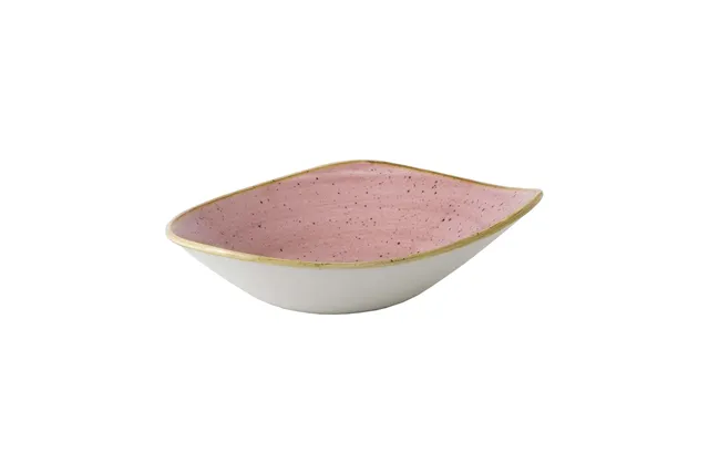 Miska trójkątna Stonecast Petal Pink 235 mm, 600 ml Churchill SPPSTRB91